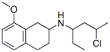 CAS 登录号：96426-45-8， 8-甲氧基-2-(N-2'-氯丙基-N-丙基)氨基四氢萘