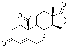 structure of CAS# 968-49-0, 19-Aldoandrostenedione;(8R,9S,10S,13S,14S)-13-Methyl-3,17-Dioxo-2,6,7,8,9,11,12,14,15,16-Decahydro-1H-Cyclopenta[A]Phenanthrene-10-Carboxaldehyde;(8R,9S,10S,13S,14S)-3,17-Diketo-13-Methyl-2,6,7,8,9,11,12,14,15,16-Decahydro-1H-Cyclopenta[A]Phenanthrene-10-Carbaldehyde;19-Aldehyd