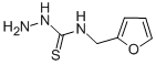 structure of CAS# 96860-19-4, N-(2-Furanylmethyl)-Hydrazinecarbothioamide;3-Amino-1-(2-Furylmethyl)Thiourea;Mls001012207;Smr000425252