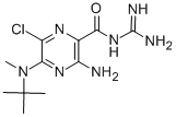 structure of CAS# 96861-65-3, 5-(N-Methyl-N-isobutyl)amiloride;3-Amino-6-Chloro-N-(Diaminomethylene)-5-(Isobutyl-Methyl-Amino)Pyrazine-2-Carboxamide;3-Amino-6-Chloro-N-(Diaminomethylene)-5-(Isobutyl-Methylamino)-2-Pyrazinecarboxamide;3-Amino-6-Chloro-N-(Diaminomethylene)-5-(Isobutyl-Methyl-Amino)Pyrazinamide