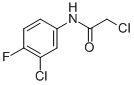 结构式 CAS# 96980-64-2, 2-氯-N-(3-氯-4-氟苯基)-乙酰胺