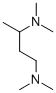 structure of CAS# 97-84-7, N,N,N',N'-Tetramethyl-1,3-butanediamine;(3-Dimethylamino-1-Methyl-Propyl)-Dimethyl-Amine;N,N,N(Sup1),N(Sup1)-Tetramethyl-1,3-Diaminobutane;1,3-Bis(Dimethylamino)Butane