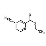 structure of CAS# 97316-50-2, Ethyl 4-cyano-2-pyridinecarboxylate;Ethyl 4-cyano-2-pyridinecarboxylate;ethyl 4-cyanopicolinate;ethyl4-cyano-2-pyridinecarboxylate
