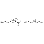 CAS 登录号：97334-74-2， 二(2-羟基乙基)铵, 2,2-二甲基庚烷酸酯