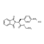 CAS#: 97338-03-9， ethyl (2S)-3-(4-aminophenyl)-2-(1,3-dioxoisoindolin-2-yl)propanoate hydrochloride
