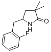 CAS 登录号：97561-96-1， 5-((2-氟苯基)甲基)-3,3-二甲基-2-吡咯烷酮