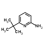 CAS 登录号：97634-83-8， 6-(2-甲基-2-丙基)-2-吡啶胺
