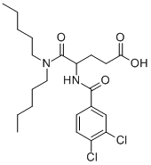 结构式 CAS# 97964-56-2, 氯戊米特