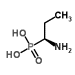 结构式 CAS# 98048-99-8, [(1S)-1-氨基丙基]膦酸