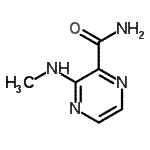 CAS 登录号：98135-38-7， 3-(甲基氨基)-2-吡嗪甲酰胺