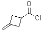 structure of CAS# 98198-78-8, 3-Methylenecyclobutanecarbonyl chloride;3-methylenecyclobutanecarbonyl chloride;3-Methylenecyclobutanecarbonyl chloride 95%;3-METHYLENECYCLOBUTANECARBONYLCHLORIDE