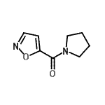 CAS 登录号：98239-65-7， 1,2-恶唑-5-基(1-吡咯烷基)甲酮