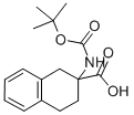 structure of CAS# 98569-12-1, 2-[[(1,1-Dimethylethoxy)Carbonyl]Amino]-1,2,3,4-Tetrahydro-2-Naphthalenecarboxylicacid;(2R)-2-(Tert-Butoxycarbonylamino)Tetralin-2-Carboxylate;(2R)-2-[(Tert-Butoxy-Oxomethyl)Amino]-2-Tetralincarboxylate;Zinc01081330