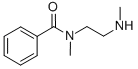 structure of CAS# 98902-12-6, N-Methyl-N-(2-Methylamino-Ethyl)-Benzamide;N-Methyl-N-(2-Methylamino-Ethyl)-Benzamide