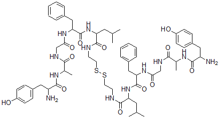 CAS#: 99043-48-8， Ala(2)-Cystamine-Dimer-Enkephalin-Leu