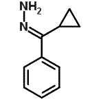CAS 登录号：99067-84-2， (1E)-[环丙基(苯基)亚甲基]肼