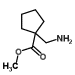 CAS 登录号：99092-03-2， 甲基1-(氨基甲基)环戊烷羧酸酯