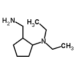CAS 登录号：99178-19-5， 2-(氨基甲基)-N,N-二乙基环戊烷胺