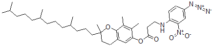 CAS 登录号：99332-97-5， N-4-叠氮基-2-硝基苯基-beta-丙氨酰-gamma-生育酚