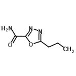 CAS 登录号：99367-46-1， 5-丙基-1,3,4-恶二唑-2-甲酰胺
