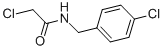 structure of CAS# 99585-88-3, 2-Chloro-N-(4-Chlorobenzyl)Acetamide;2-Chloro-N-(4-Chlorobenzyl)Acetamide;2-Chloro-N-[(4-Chlorophenyl)Methyl]Ethanamide;Zinc00153383