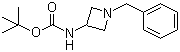 结构式 CAS# 1000577-78-5, N-[1-(苯甲基)-3-氮杂环丁基]氨基甲酸叔丁酯