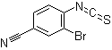 3-溴-4-异硫氰酸基苯甲腈分子结构 (CAS 1000577-91-2)