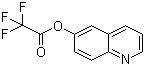 结构式 CAS# 1000775-18-7, 2,2,2-三氟乙酸 6-喹啉基酯