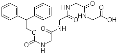 structure of CAS# 1001202-16-9, N-[(9H-Fluoren-9-ylmethoxy)carbonyl]glycylglycylglycylglycine