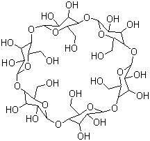 结构式 CAS# 10016-20-3, alpha-环糊精