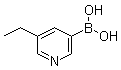 structure of CAS# 1001907-70-5, (5-Ethylpyridin-3-yl)boronic acid