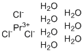 七水合氯化镨分子结构 (CAS 10025-90-8)