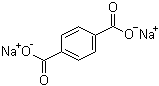 结构式 CAS# 10028-70-3, 对苯二甲酸二钠