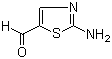 structure of CAS# 1003-61-8, 2-Amino-5-formylthiazole;2-Aminothiazole-5-carbaldehyde