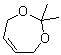 4,7-Dihydro-2,2-dimethyl-1,3-dioxepin molecular structure (CAS 1003-83-4)