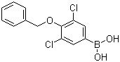 structure of CAS# 1003298-85-8, 4-Benzyloxy-3,5-dichlorophenylboronic acid