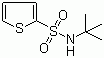 structure of CAS# 100342-30-1, N-tert-Butyl-2-thiophenesulfonamide;N-(1,1-Dimethylethyl)-2-thiophenesulfonamide