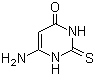 structure of CAS# 1004-40-6, 6-Aminothiouracil;6-Amino-2-thiouracil; 2-Thio-6-aminouracil; 4-Amino-2-thiouracil; 2-Mercapto-6-aminouracil; 6-Amino-2,3-dihydro-2-thioxo-4(1H)-pyrimidinone; 6-Amino-2-sulfanylidene-1H-pyrimidin-4-one