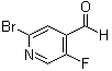 structure of CAS# 1005291-43-9, 2-Bromo-5-fluoroisonicotinaldehyde;2-Bromo-5-fluoro-4-pyridinecarboxaldehyde