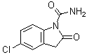 5-Chloro-2-oxindole-1-carboxamide molecular structure (CAS 100599-06-2)