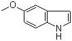 structure of CAS# 1006-94-6, 5-Methoxyindole;Indol-5-yl methyl ether