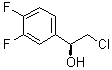 结构式 CAS# 1006376-60-8, (alphaS)-alpha-(氯甲基)-3,4-二氟苯甲醇