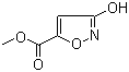 3-羟基异恶唑-5-甲酸甲酯分子结构 (CAS 10068-07-2)