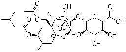 HT-2 毒素 3-葡糖苷酸分子结构 (CAS 100690-35-5)