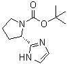 structure of CAS# 1007882-58-7, tert-Butyl (S)-2-(1H-imidazol-2-yl)pyrrolidine-1-carboxylate;tert-Butyl (2S)-2-(1H-imidazol-2-yl)pyrrolidine-1-carboxylate