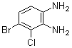 结构式 CAS# 1008361-80-5, 4-溴-3-氯-1,2-苯二胺