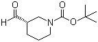 structure of CAS# 1008562-87-5, (S)-3-Formylpiperidine-1-carboxylic acid tert-butyl ester