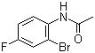 structure of CAS# 1009-22-9, 2'-Bromo-4'-fluoroacetanilide;N-(2-Bromo-4-fluoro-phenyl)acetamide