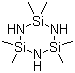 structure of CAS# 1009-93-4, 2,2,4,4,6,6-Hexamethylcyclotrisilazane