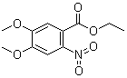 4,5-二甲氧基-2-硝基苯甲酸乙酯分子结构 (CAS 100905-33-7)